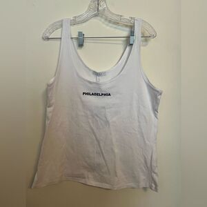 Philadelphia White Tank Top